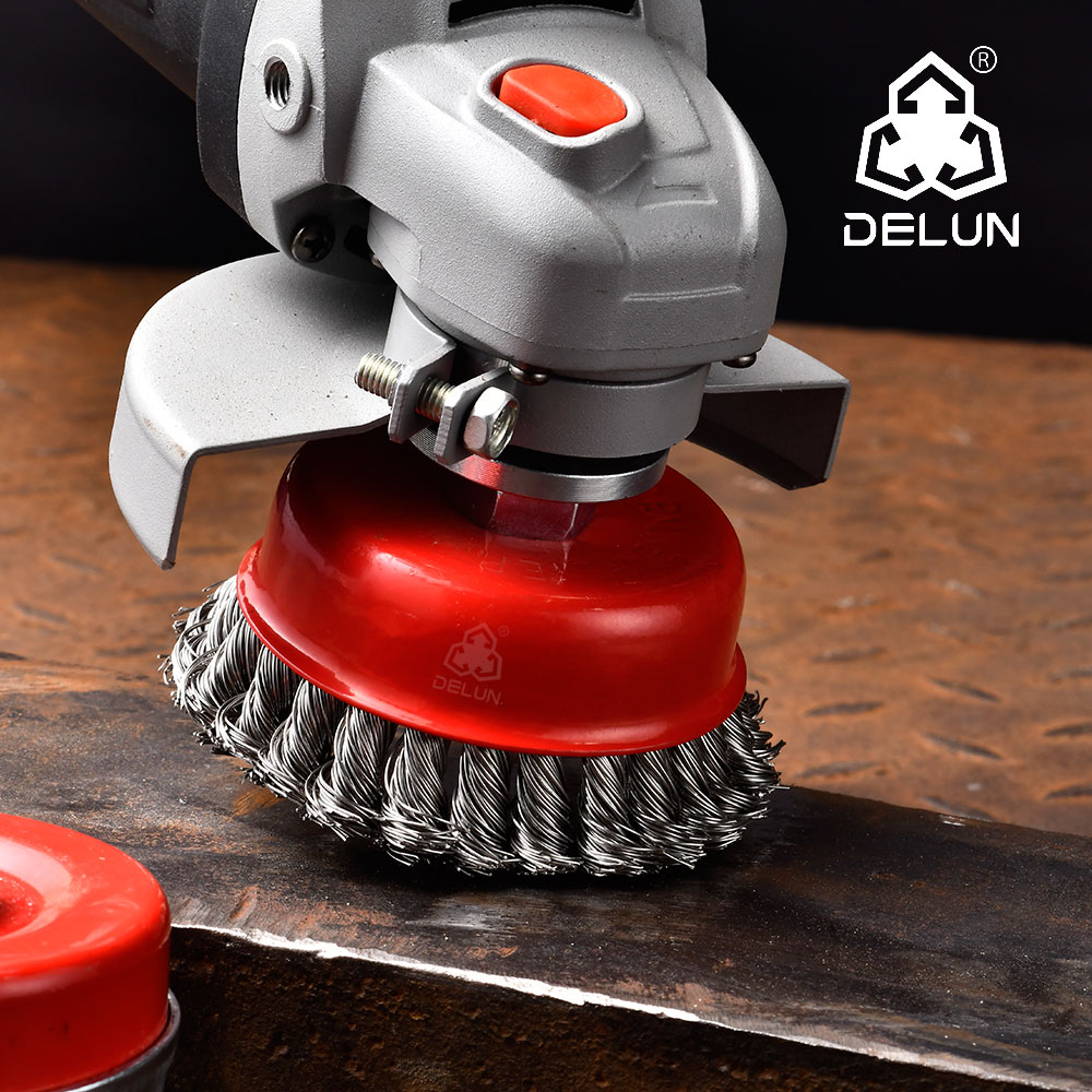 DELUN 3inch twisted knotted wire brush remmended goods Amazon supplier